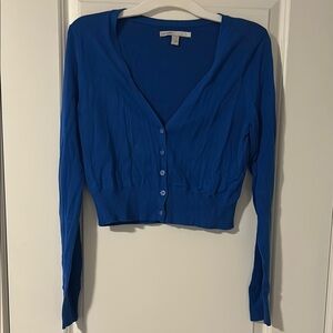 Old Navy Blue Crop Cardigan